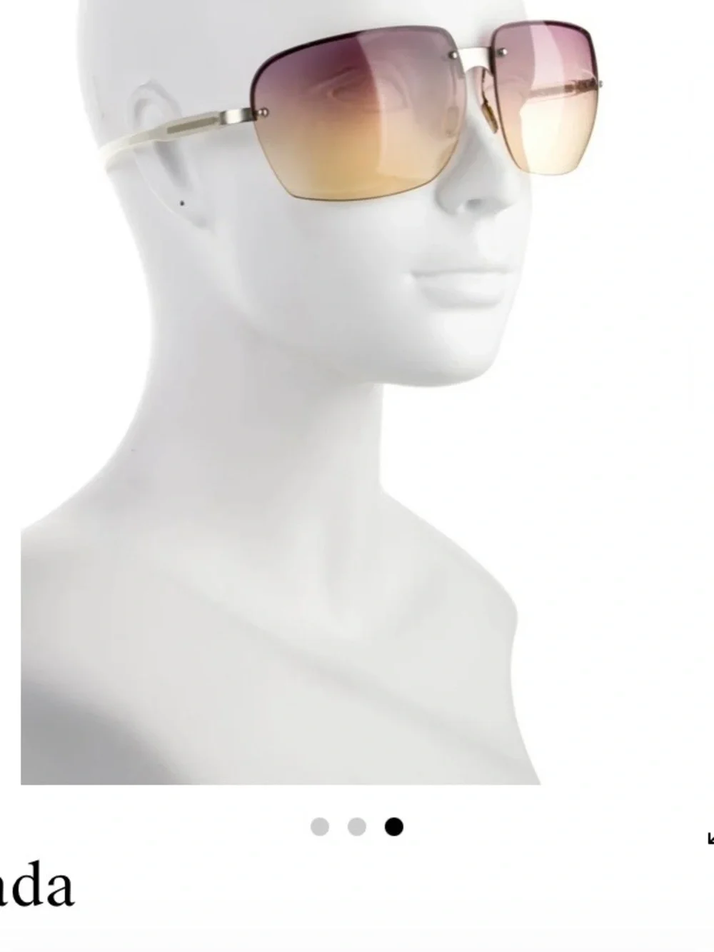 Prada Pink Sunglasses - Women Accessories